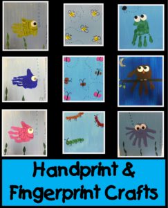 Handprint and Fingerprint Crafts